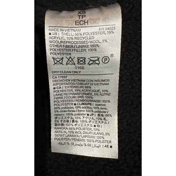 Old Navy Herringbone Wool Blend Puffer Vest, XS, Women - Picture 7 of 8